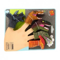 Finger Puppets Dinosaurs Colorful 5 Pieces