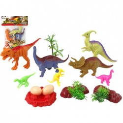 Set of Dinosaur Figures with Accessories 15 Pieces