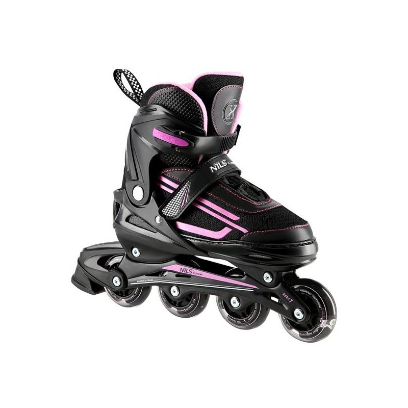 NJ19803A LED PINK SIZE. L(39-42) IN-LINE SKATES NILS EXTREME