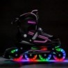 NJ19803A LED PINK SIZE. L(39-42) IN-LINE SKATES NILS EXTREME