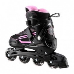 NJ19803A LED PINK SIZE. L(39-42) IN-LINE SKATES NILS EXTREME