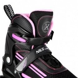 NJ19803A LED PINK SIZE. L(39-42) IN-LINE SKATES NILS EXTREME