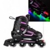 NJ19803A LED PINK SIZE. L(39-42) IN-LINE SKATES NILS EXTREME