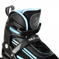 NJ19803A LED BLUE SIZE. S(31-34) IN-LINE SKATES NILS EXTREME