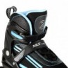 NJ19803A LED BLUE SIZE. M(35-38) IN-LINE SKATES NILS EXTREME