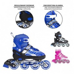 NJ1828 A BLUE SIZE L IN-LINE SKATES NILS EXTREME