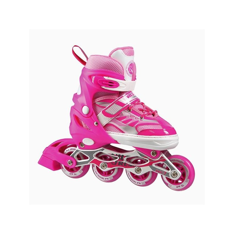 NJ1828 A PINK SIZE M IN-LINE SKATES NILS EXTREME