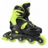 NJ/NA0321 A BLACK-LIME SIZE S (26-30) IN-LINE SKATES NILS EXTREME