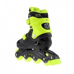 NJ/NA0321 A BLACK-LIME SIZE S (26-30) IN-LINE SKATES NILS EXTREME