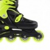 NJ/NA0321 A BLACK-LIME SIZE S (26-30) IN-LINE SKATES NILS EXTREME