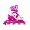 NJ/NA0321 A WHITE-PINK SIZE L (36-40) IN-LINE SKATES NILS EXTREME