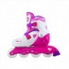 NJ/NA0321 A WHITE-PINK SIZE L (36-40) IN-LINE SKATES NILS EXTREME