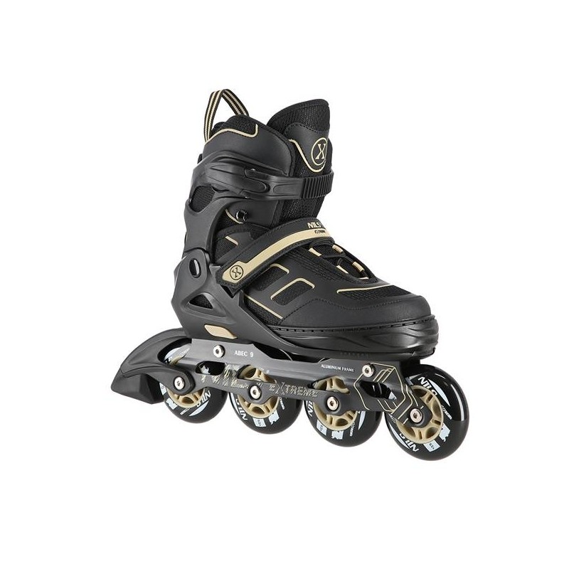 NA14174 A BLACK-BEIGE SIZE L IN-LINE SKATES NILS EXTREME