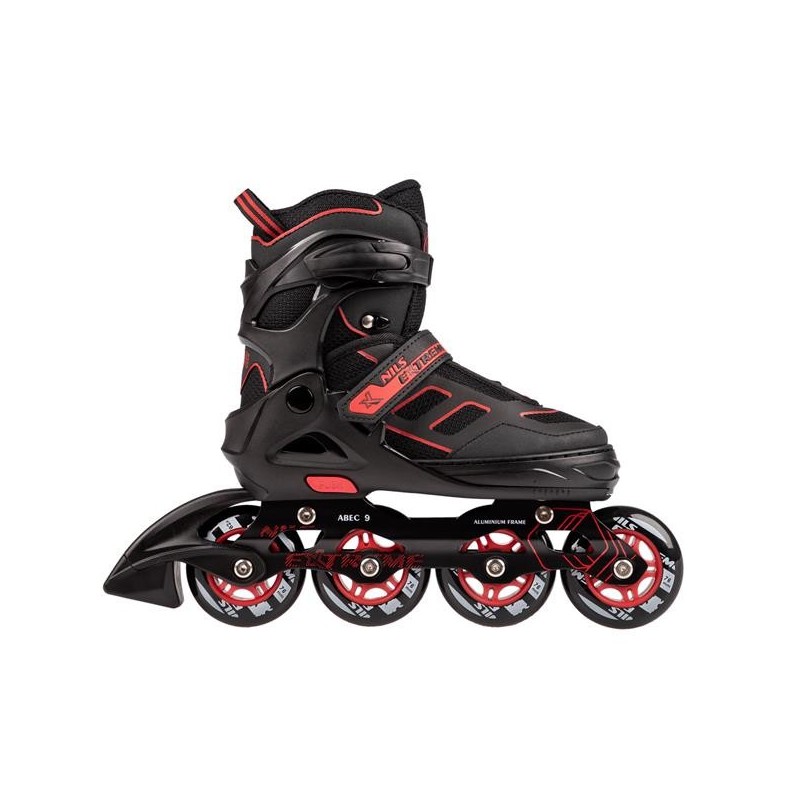 NA14174 A BLACK-RED SIZE S IN-LINE SKATES NILS EXTREME