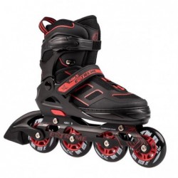 NA14174 A BLACK-RED SIZE S IN-LINE SKATES NILS EXTREME