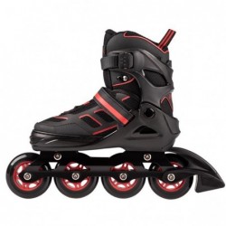 NA14174 A BLACK-RED SIZE S IN-LINE SKATES NILS EXTREME