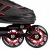 NA14174 A BLACK-RED SIZE S IN-LINE SKATES NILS EXTREME