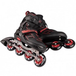NA14174 A BLACK-RED SIZE L IN-LINE SKATES NILS EXTREME