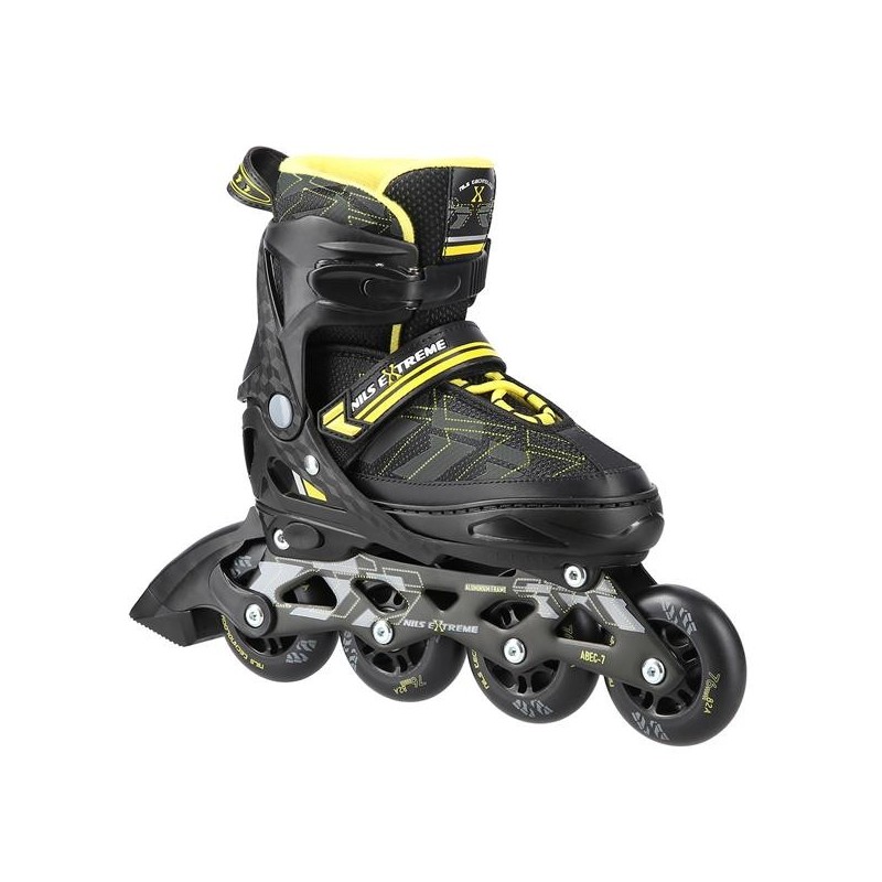 NA11002 BLACK/YELLOW S(31-34)) IN-LINE SKATES NILS EXTREME