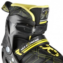 NA11002 BLACK/YELLOW M (35-38) IN-LINE SKATES NILS EXTREME