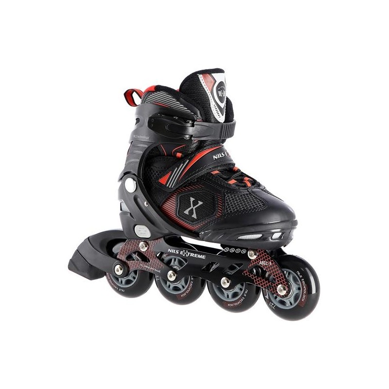 NA9080 BLACK/RED SIZE S (31-34) NILS EXTREME SKATES