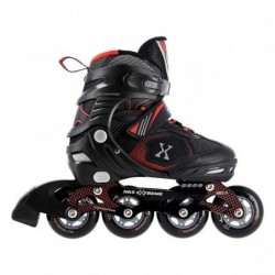 NA9080 BLACK/RED SIZE S (31-34) NILS EXTREME SKATES