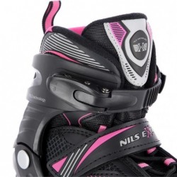 NA9080 BLACK/PURPLE SIZE S (31-34) NILS EXTREME INLINE SKATES