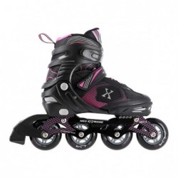 NA9080 BLACK/PURPLE SIZE M (35-38) NILS EXTREME INLINE SKATES