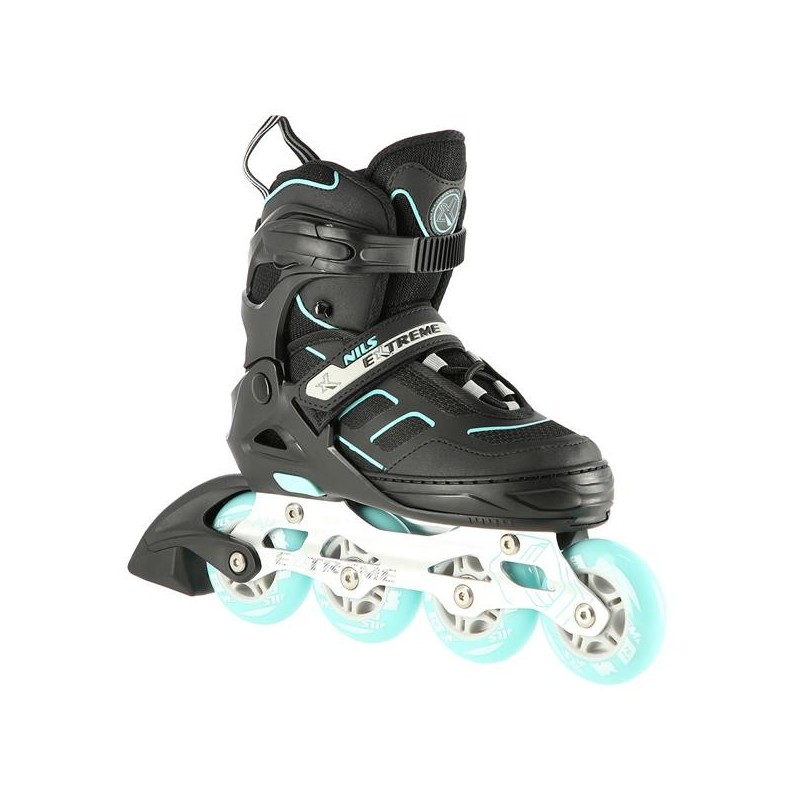 NA14174 A BLACK-MINT SIZE S (31-34) IN-LINE SKATES NILS EXTREME