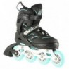 NA14174 A BLACK-MINT SIZE S (31-34) IN-LINE SKATES NILS EXTREME