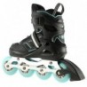 NA14174 A BLACK-MINT SIZE S (31-34) IN-LINE SKATES NILS EXTREME