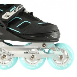 NA14174 A BLACK-MINT SIZE S (31-34) IN-LINE SKATES NILS EXTREME