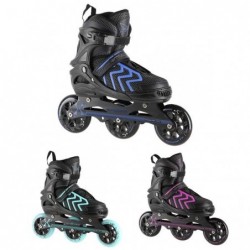 NA19318 BLACK-TURQUOISE SIZE S (31-34) IN-LINE SKATES NILS EXTREME