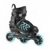 NA19318 BLACK-TURQUOISE SIZE M (35-38) IN-LINE SKATES NILS EXTREME