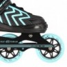 NA19318 BLACK-TURQUOISE SIZE M (35-38) IN-LINE SKATES NILS EXTREME