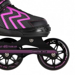 NA19318 BLACK-VIOLET SIZE S (31-34) IN-LINE SKATES NILS EXTREME