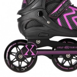 NA19318 BLACK-VIOLET SIZE S (31-34) IN-LINE SKATES NILS EXTREME