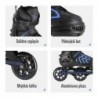 NA19318 BLACK-BLUE SIZE M (35-38) IN-LINE SKATES NILS EXTREME