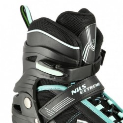 NA19088 BLACK-MINT SIZE S (31-34) IN-LINE SKATES NILS EXTREME