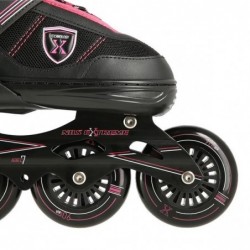 NA19088 BLACK-PINK SIZE S (31-34) IN-LINE SKATES NILS EXTREME