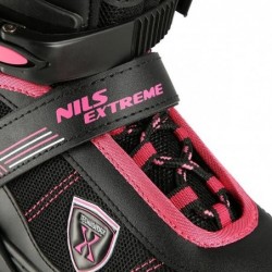 NA19088 BLACK-PINK SIZE S (31-34) IN-LINE SKATES NILS EXTREME