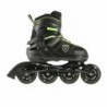 NA19088 BLACK-GREEN SIZE S (31-34) IN-LINE SKATES NILS EXTREME