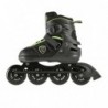 NA19088 BLACK-GREEN SIZE S (31-34) IN-LINE SKATES NILS EXTREME