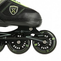 NA19088 BLACK-GREEN SIZE M (35-38) IN-LINE SKATES NILS EXTREME