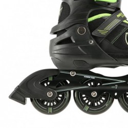 NA19088 BLACK-GREEN SIZE M (35-38) IN-LINE SKATES NILS EXTREME