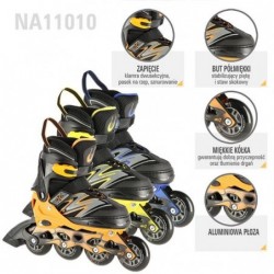 NA11010 MUST-SININE SUURUS. L (39-42) IN-LINE RUISID NILS EXTREME