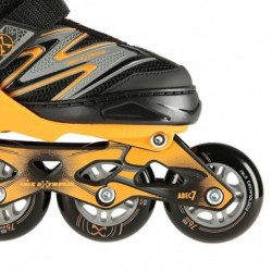 NA11010 BLACK-ORANGE SIZE. M (35-38) IN-LINE SKATES NILS EXTREME