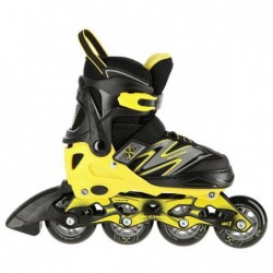 NA11010 BLACK-YELLOW SIZE. L (39-42) IN-LINE SKATES NILS EXTREME