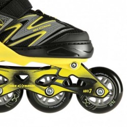 NA11010 BLACK-YELLOW SIZE. L (39-42) IN-LINE SKATES NILS EXTREME