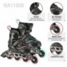 NA11008 BLACK-MINT SIZE. S (31-34) IN-LINE SKATES NILS EXTREME